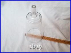 1800's Mortician Embalming Gravity Flask Antique Medical Equipment Glass Funnel