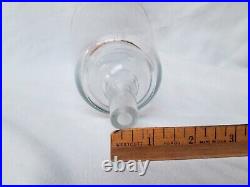 1800's Mortician Embalming Gravity Flask Antique Medical Equipment Glass Funnel