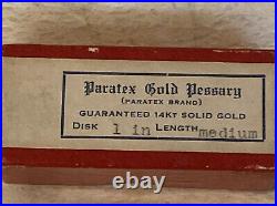 1930s Antique 14kt Gold Pessary IUD-Vintage Medical Equipment