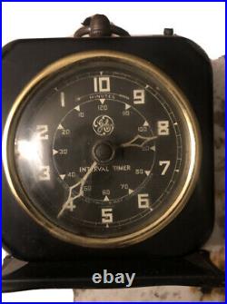 1950s VINTAGE GE Interval Timer for X-ray Exposures Medical, Hospital Equipment