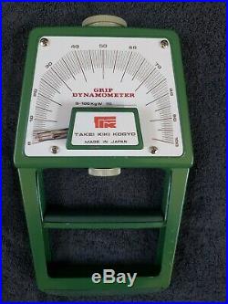 1970s Vintage Grip Dynamometer Medical Doctor Equipment Takei Kiki Kogyo