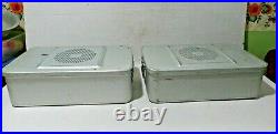 2 Medical Supply Metal Trays with Lids DBP Germany