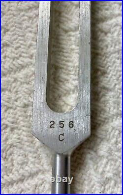2 Tuning Forks Medical Doctor Equipment Aluminum Vintage