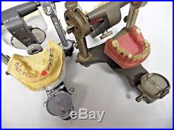 2 Vintage 1960s Hanau Articulator Model H2 Orthodontic Dental Medical Oddity
