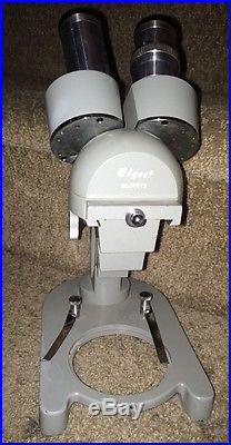 3 VTG Olympus Elgeet Greenough-style Dual Objectives 2x, 4x Stereo Microscope