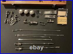 3 Vintage American Cystoscope Makers Inc. Wood Boxes With Medical Equipment