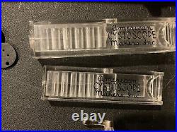 3 Vintage American Cystoscope Makers Inc. Wood Boxes With Medical Equipment