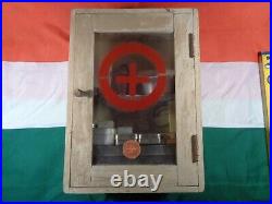 A17 Vintage First Aid Cabinet with Various Medical Items Hungary