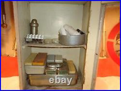 A17 Vintage First Aid Cabinet with Various Medical Items Hungary