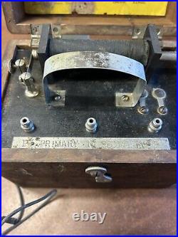 ANTIQUE McIntosh Family Faradic Battery Chicago Illinois RARE MEDICAL EQUIPMENT