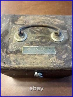 ANTIQUE McIntosh Family Faradic Battery Chicago Illinois RARE MEDICAL EQUIPMENT