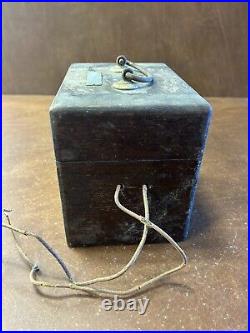 ANTIQUE McIntosh Family Faradic Battery Chicago Illinois RARE MEDICAL EQUIPMENT