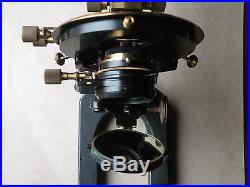 ANTIQUE Vintage Brass microscope CARL ZEISS JENA