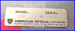 AO American Optical Spencer Model 820 Microtome Vintage
