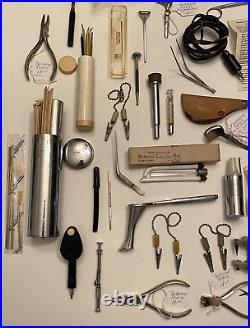 ASSORTED LOT OF 39 Surgical Instruments and Equipment Antique Vintage