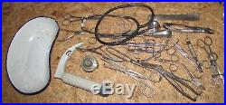 A Job Lot of Vintage Medical Surgical Equipment Tools