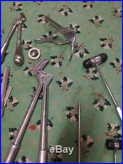 A Large Selection Of Vintage Medical Instruments Surgical Equipment