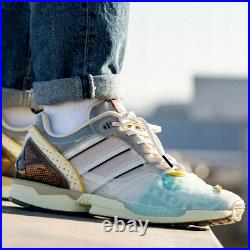 Adidas ZX 6000 Inside Out Men US 13 Chalk White Sand Blue Retro Sport Mesh X-Ray