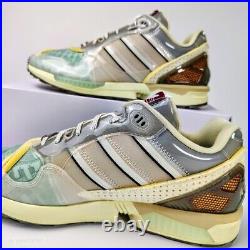 Adidas ZX 6000 Inside Out Men's US 13 Green Yellow Brown Gray Retro Run Limited