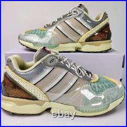 Adidas ZX 6000 Inside Out Men's US 13 Green Yellow Brown Gray Retro Run Limited