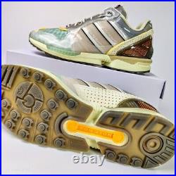 Adidas ZX 6000 Inside Out Men's US 13 Green Yellow Brown Gray Retro Run Limited