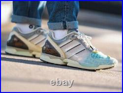 Adidas ZX 6000 Inside Out Men's US 13 Green Yellow Brown Gray Retro Run Limited