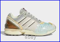 Adidas ZX 6000 Inside Out Men's US 13 Green Yellow Brown Gray Retro Run Limited