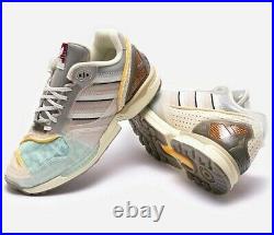 Adidas ZX 6000 Inside Out Mens US 13 Green Yellow Brown Grey Retro Run Lifestyle