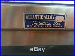 Amazing Vintage Double-sided Stainless Steel Island Made by Atlantic Alloy