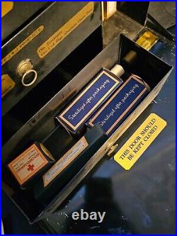 Antique 1920s Johnson & Johnson Industrial Medical Cabinet Industrial Equipment