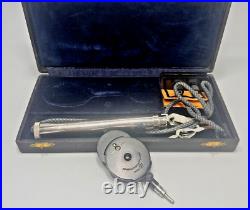 Antique 1934 German DRGM Ophthalmoscope EFF Illuminated Medical Instrument withBox