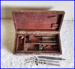 Antique B. K. Pault Medical Operation Equipment Wooden Box Medical Decor TL174 Antique B. K. Pault Medical Operation Equipment Wooden Box Medical Decor TL174
