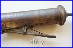 Antique Brass Stomach Pump or Enema Pump Medical Surgical Equipment
