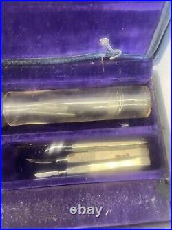 Antique Cameron's Surgical Specialty Co Medical Equipment Set In Case With Name