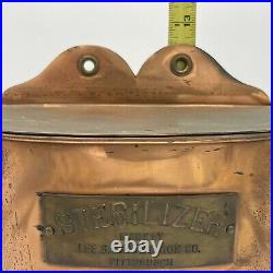 Antique Copper Brass Sterilizer Wall Mount Medical Equipment Steamer Pittsburgh