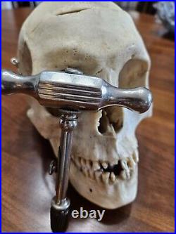 Antique Cranial Trephine Surgical/medical Instrument