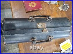 Antique Doctors Medical Bag With Small Medical Supplies