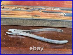 Antique Field Surgical Kit Luer in Box Used Philadelphia Medical Equipment 1900s