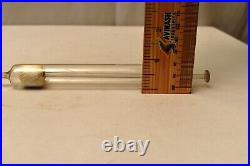 Antique Glass Medical Syringe with Wooden Stopper Early Medical Instrument