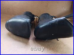 Antique Leather Boot Foot ANKLE Brace Polio