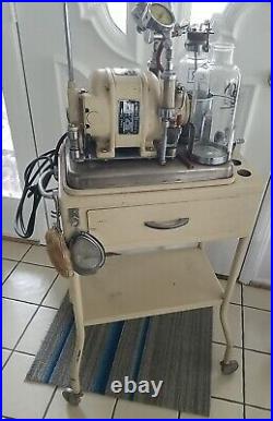 Antique Medical Equipment J Sklar with Base Anesthesia Tompkins Rotary Compressor