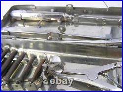Antique Medical Intubation Kit Surgical Equipment In Metal Case-vn-wear