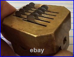 Antique Scarificator brass blood letting medical instrument