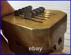 Antique Scarificator brass blood letting medical instrument