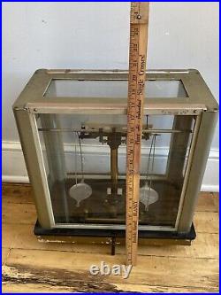 Antique Sliding Glass Chicago Apparatus Apothecary Medical Balance & Scales