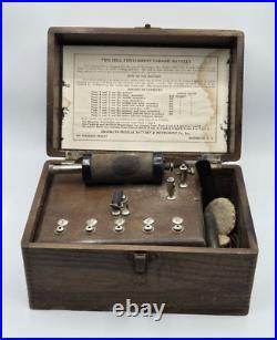 Antique Two Cell Faradic Battery Medical Quackery, Brooklyn Medical Instrument