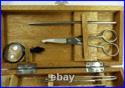 Antique medical / veterinary instrument kit doctors equipment vintage