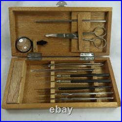 Antique medical / veterinary instrument kit doctors equipment vintage