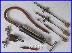 Aspirateur Potain Peural suction kit. Vintage medical equipment. Film Prop