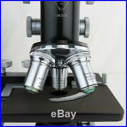 BAUSCH & LOMB VINTAGE LAB MICROSCOPE 1940s VM349 MINT CONDITION! With Case